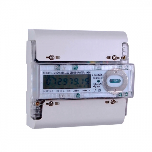Smart Two Phase Three Wire DIN RAIL Meter DSS1088