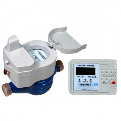 Smart Split Prepaid RF Remote Reading Water meter