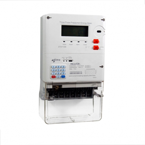 Smart Three Phase Prepaid Integrated Type Keypad Meter DTSY1088