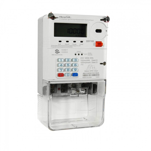 Smart Single Phase Prepaid Keypad Meter DDSY1088