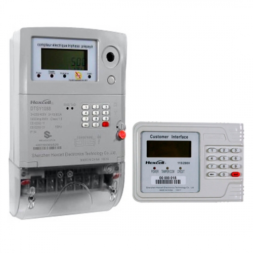 Smart Three Phase Prepaid Split Type Keypad Meter