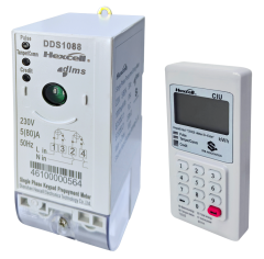 Single Phase Prepaid Guide Rail Energy Meter ( STS DDSY1088-D)